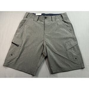 Denali Performance Stretch Hybrid Cargo Shorts Mens 32 Gray Outdoor